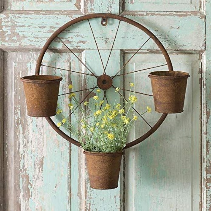Pots on a wheel
