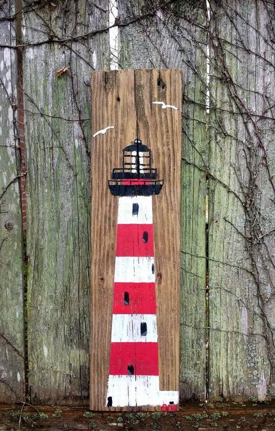 Lighthouse on a board