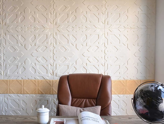 Panels on the wall
