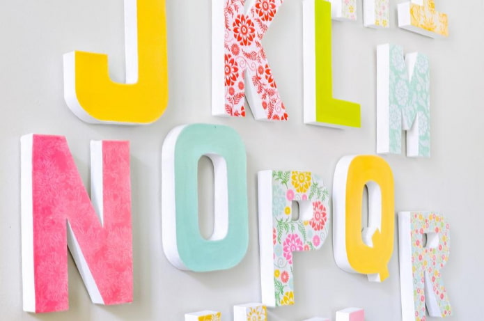 Foam Letters