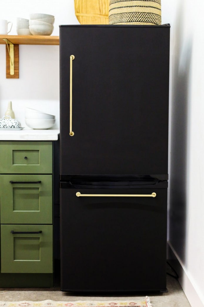 Painting black