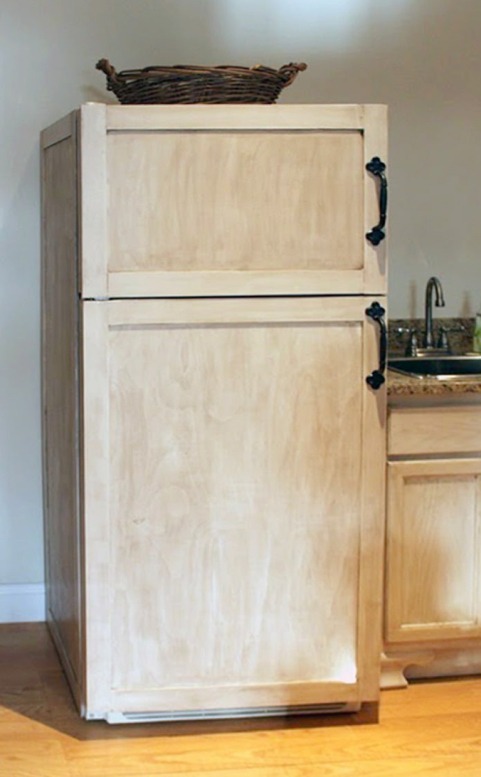 Styling the appliance as a cabinet