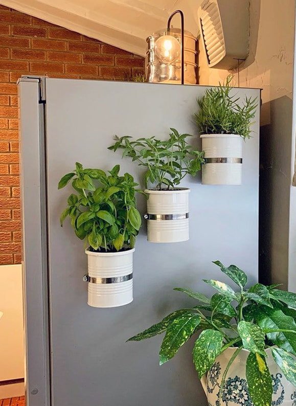 Greenery on the sides