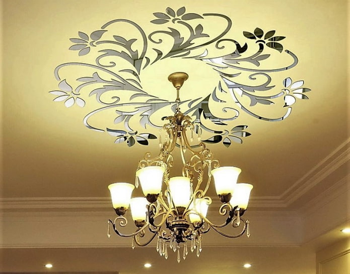 decorative stickers on the ceiling 