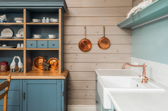 kitchen wall decor in Provence style