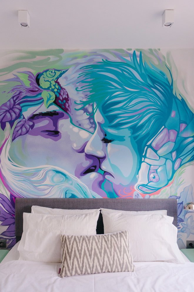 wall art in the interior