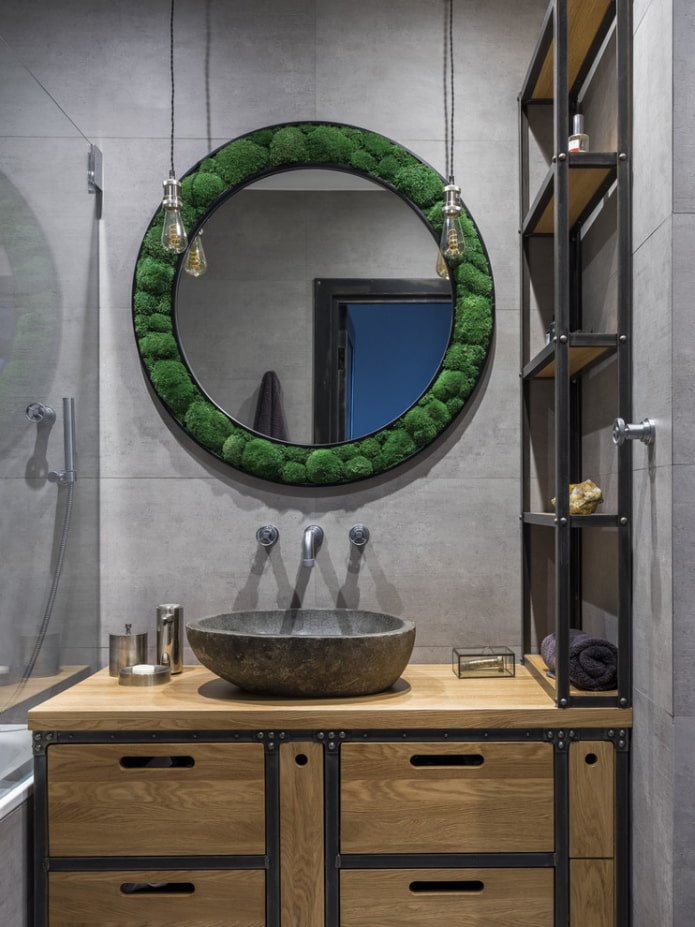 decor mirror product in eco-style