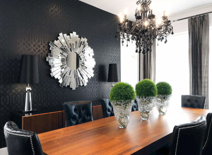 mirror decor in the art deco style