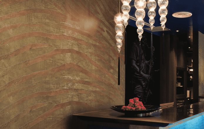 plaster with a pattern