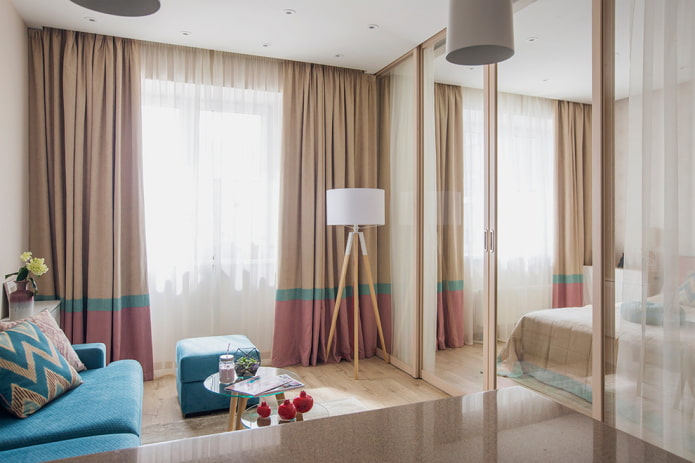 transparent partition in the interior