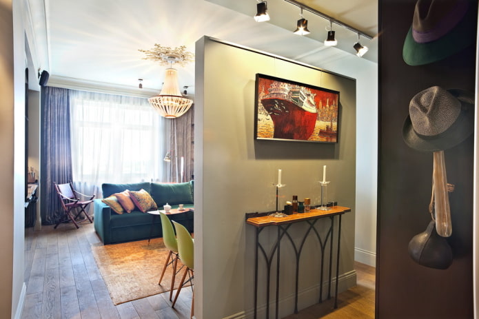 rectangular partition in the interior