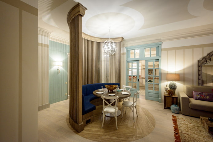 radius partition in the interior
