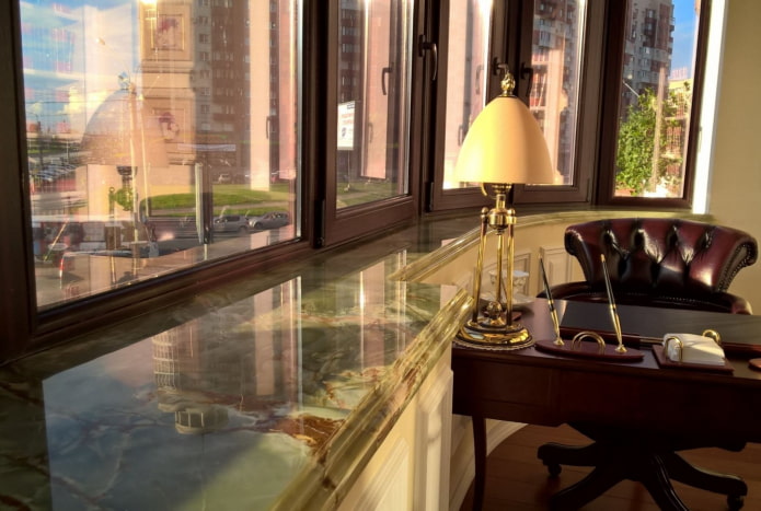 decorative stone window sill