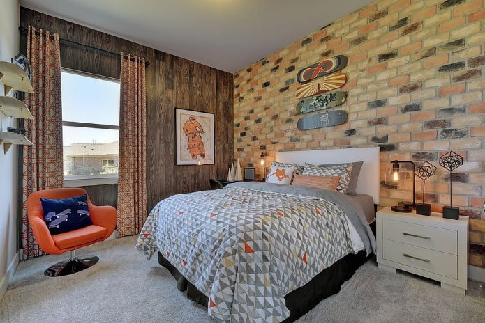 decorative stone finishing in the nursery