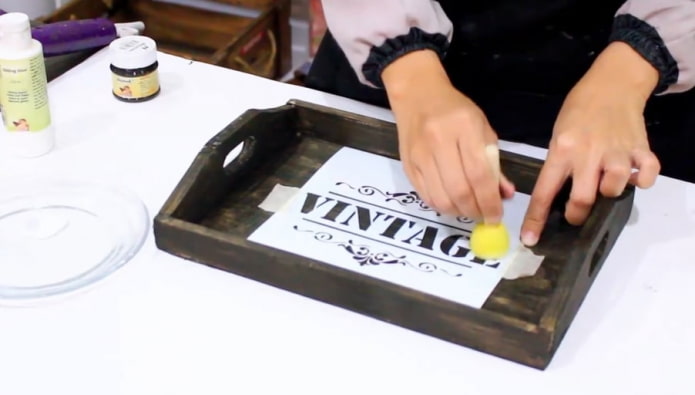 prepare the stencil