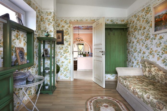 living room in the Provence style