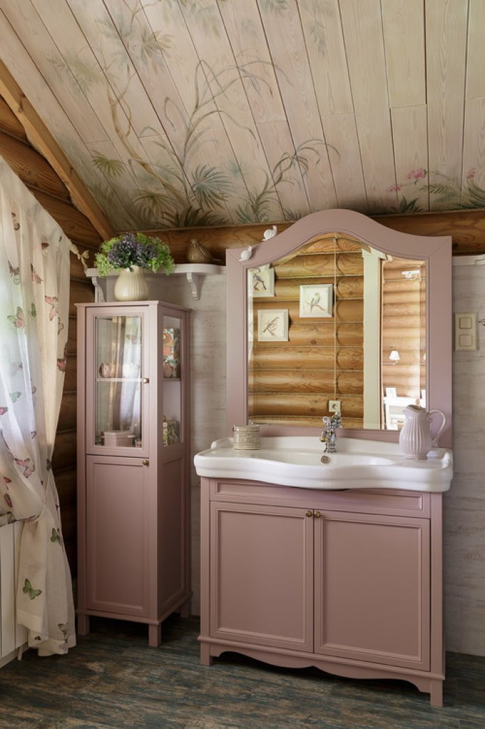 bathroom in the attic