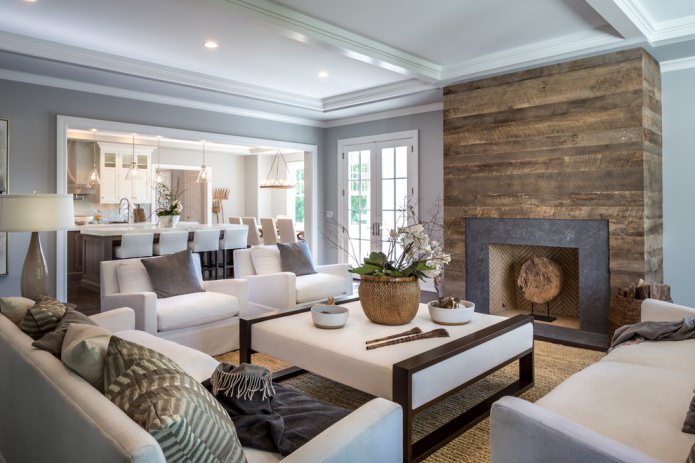 fireplace board finishing