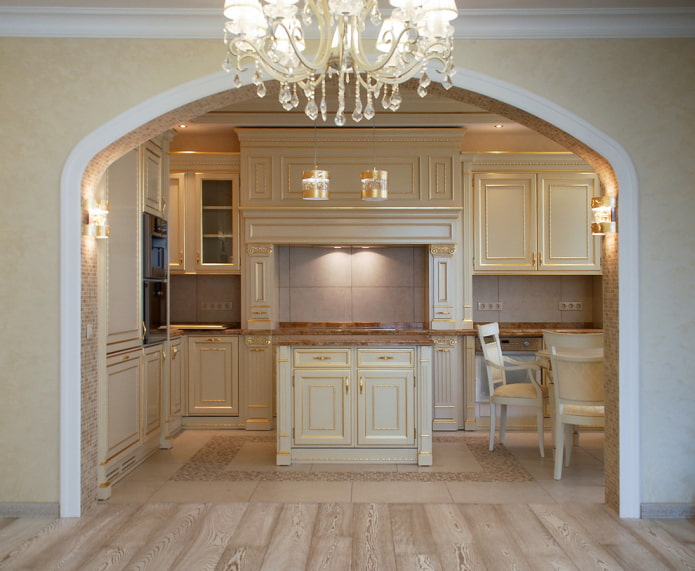 arch option with backlighting