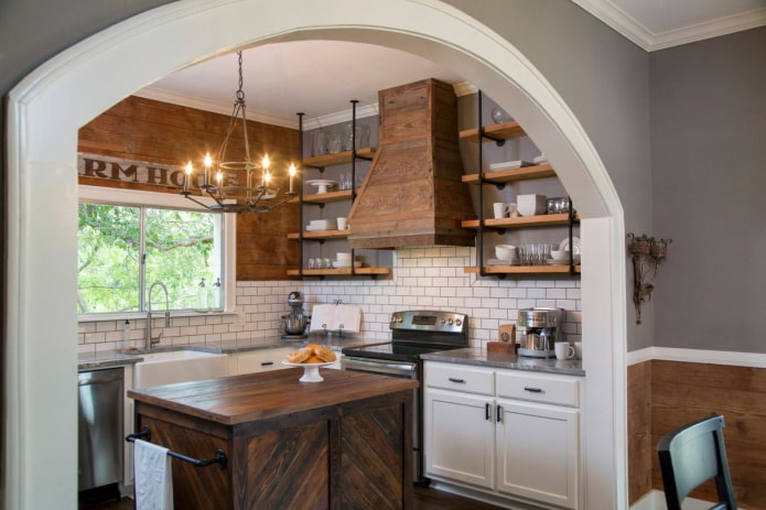 arch in the kitchen