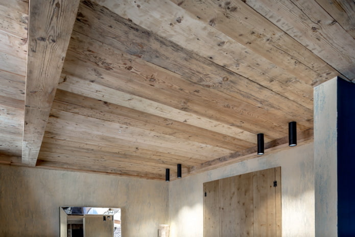 wooden ceiling