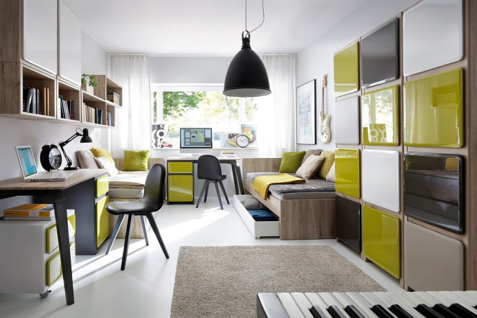 furniture for a children's room for two boys