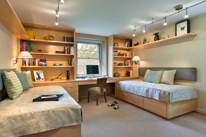 furniture for a children's room for two boys