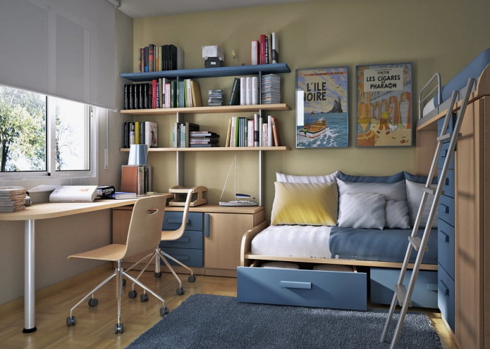 furniture for a children's room for two boys