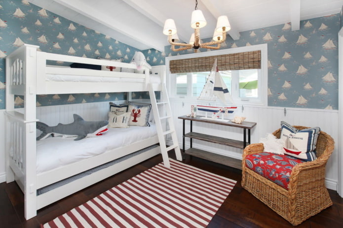 design of a children's room for two boys