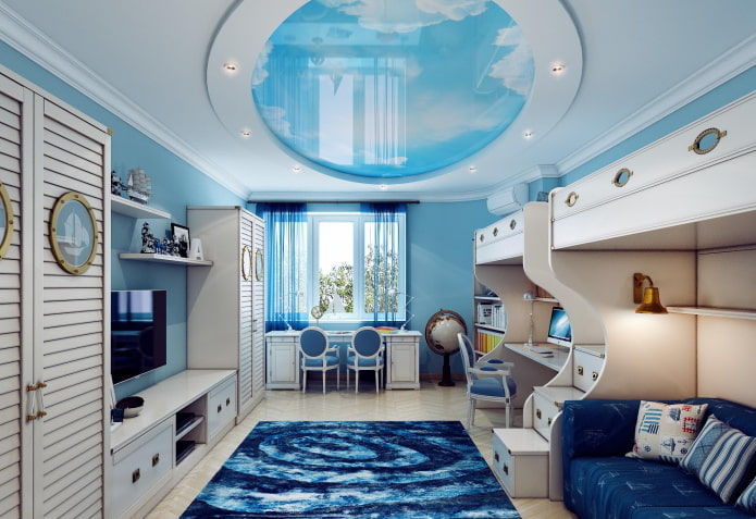 design of a children's room for two boys