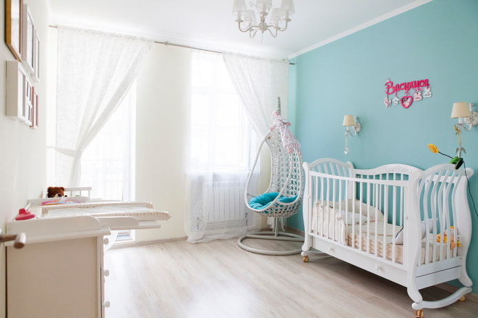 decoration in the interior of a child's room