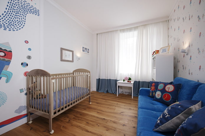 decoration in the interior of a child's room