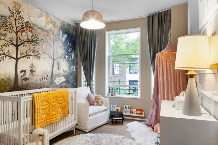 planning and zoning of a nursery for a baby