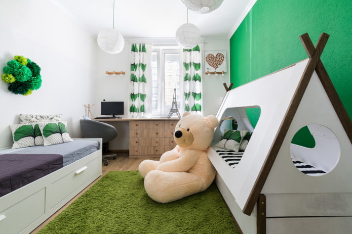 Children's room for children of different sexes