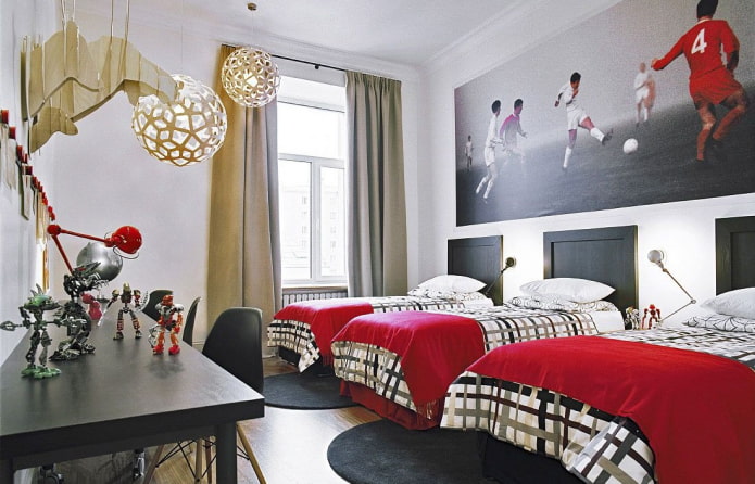 bedroom design for three children