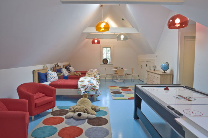 bedroom layout for three children