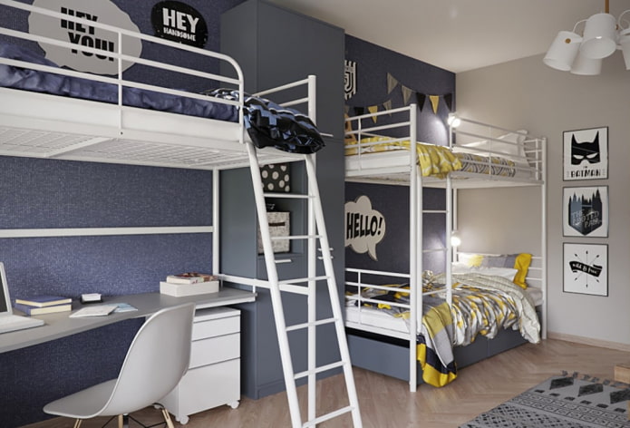 furnishing a bedroom for three children