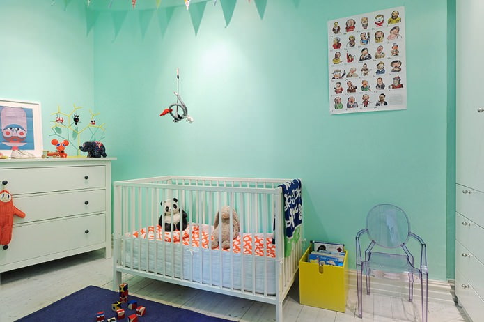children's room for a newborn
