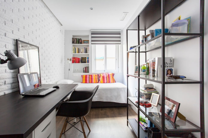 color scheme of children's room in industrial style