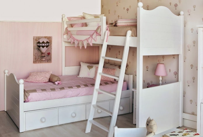 two-tier model in the nursery for girls