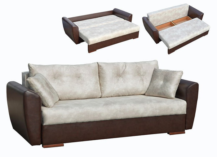 sofa eurobook with two armrests