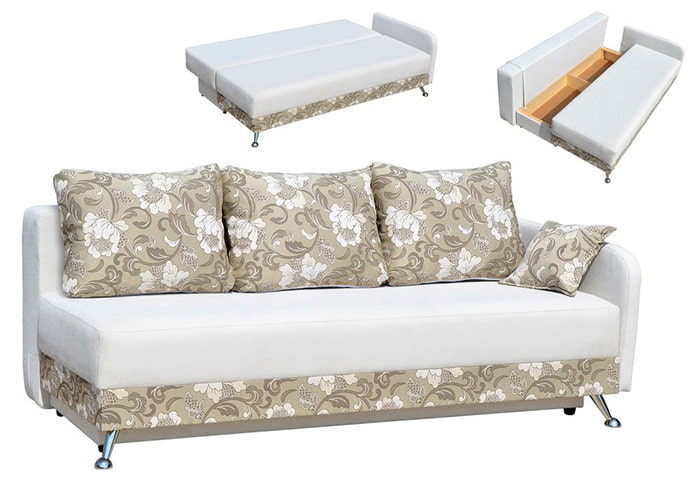 sofa eurobook with one armrest