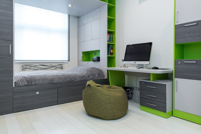 Built-in bed
