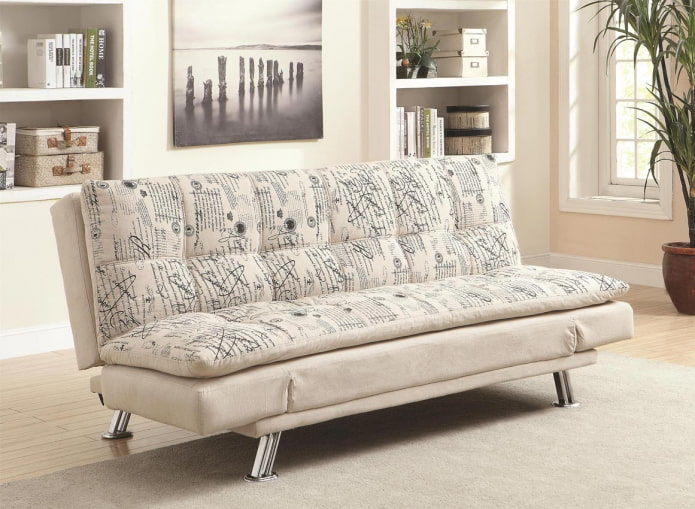 light sofa in the living room