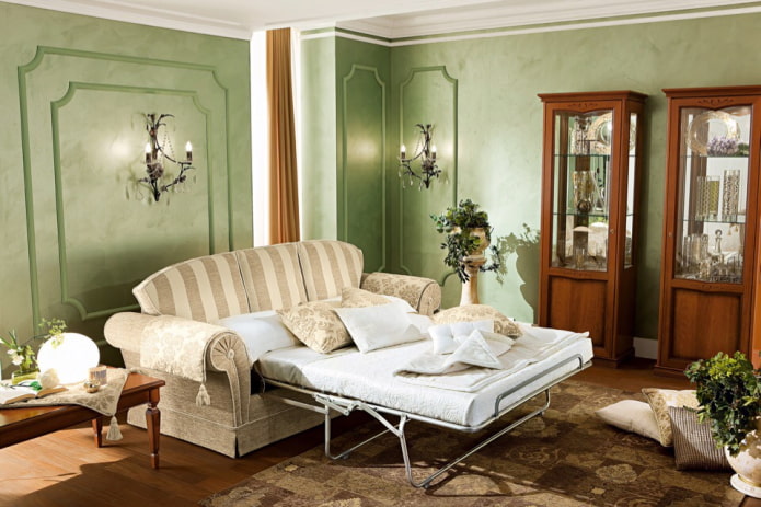 folding sofa in a classic style