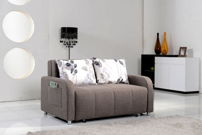 folding sofa in the interior