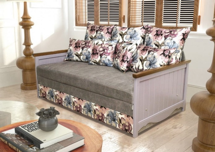 folding sofa in the Provence style