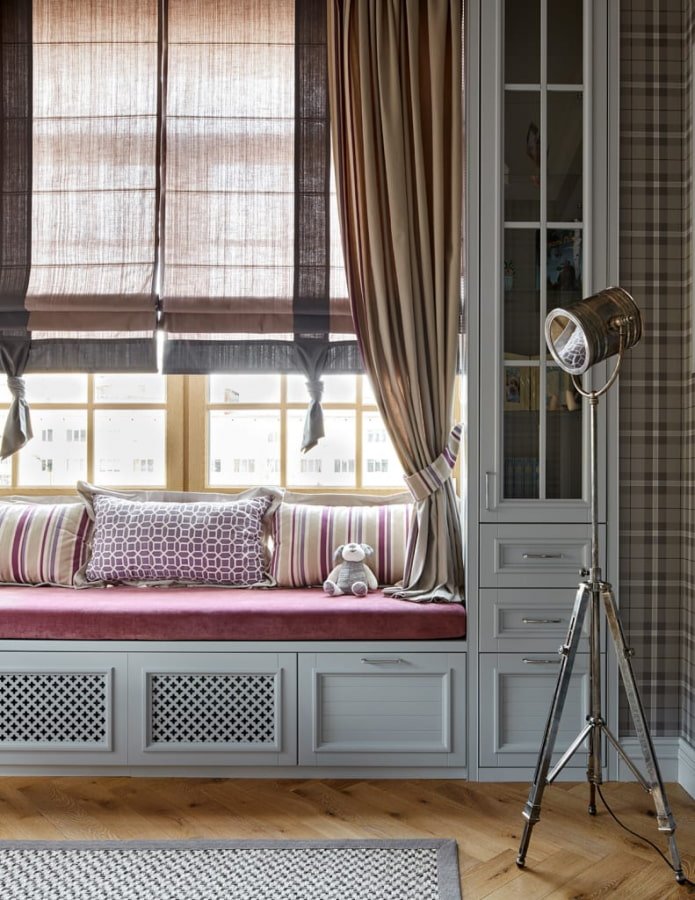 children's room in a classic style