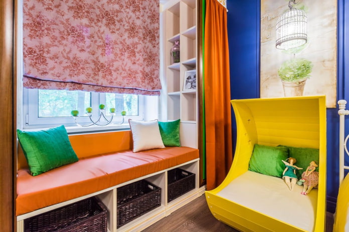 A Window Sill Sofa in the Interior