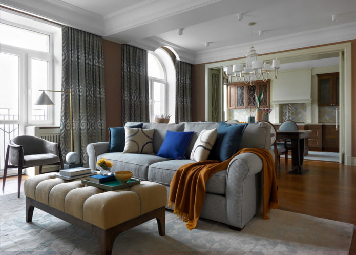 Sofa in neoclassical style